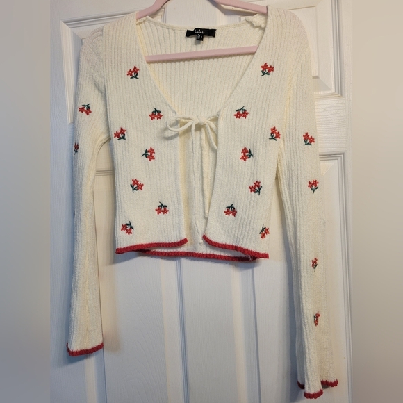 Lulu's Cream Knit Cardigan - Picture 2 of 5
